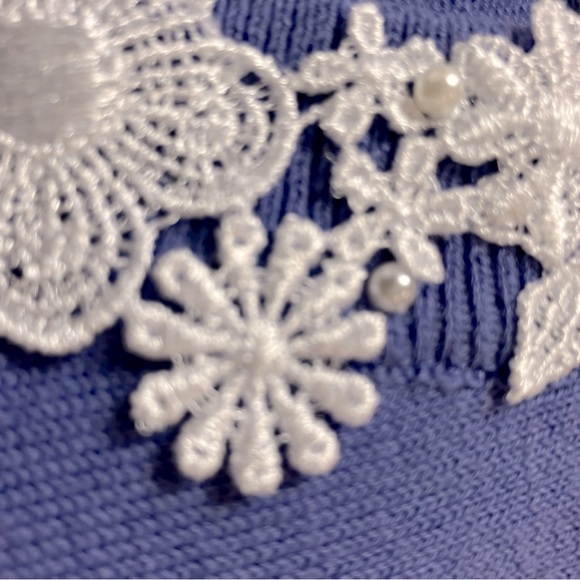 Isaac Mizrahi, cardigan, periwinkle blue, S. - Picture 4 of 6